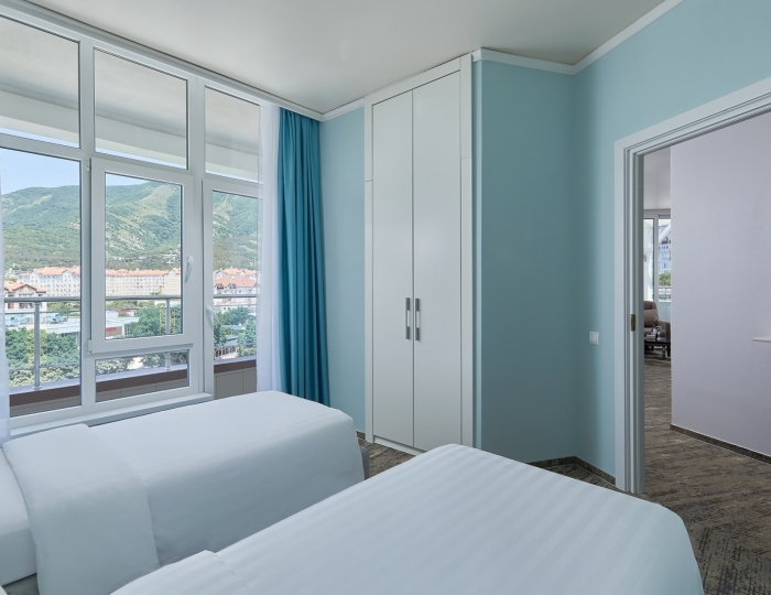 Family suite "Terassa" 4-местный 3-комнатный FSutT - Отель Alean Family Biarritz / Алеан Фэмили Биарриц 