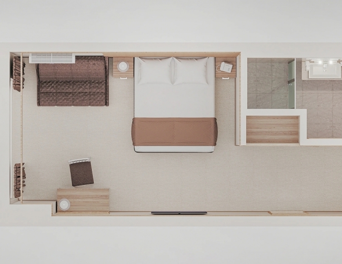 Standart plus 2-местный 1-комнатный promo SupPV - Отель Alean Family Biarritz / Алеан Фэмили Биарриц 