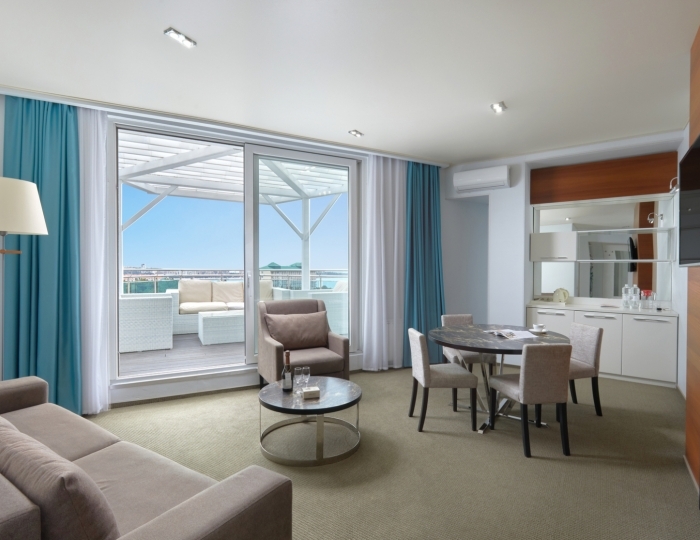 Suite Terrasa 2-местный 2-комнатный SuitT - Отель Alean Family Biarritz / Алеан Фэмили Биарриц 