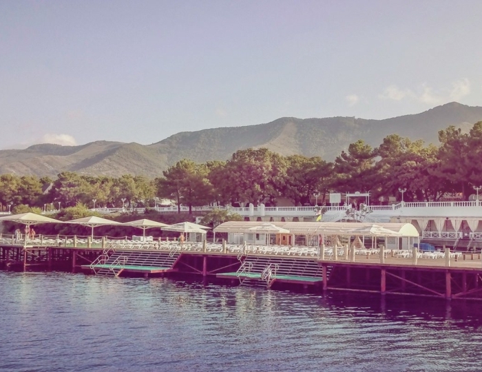 Пляж - Отель Alean Family Biarritz / Алеан Фэмили Биарриц 