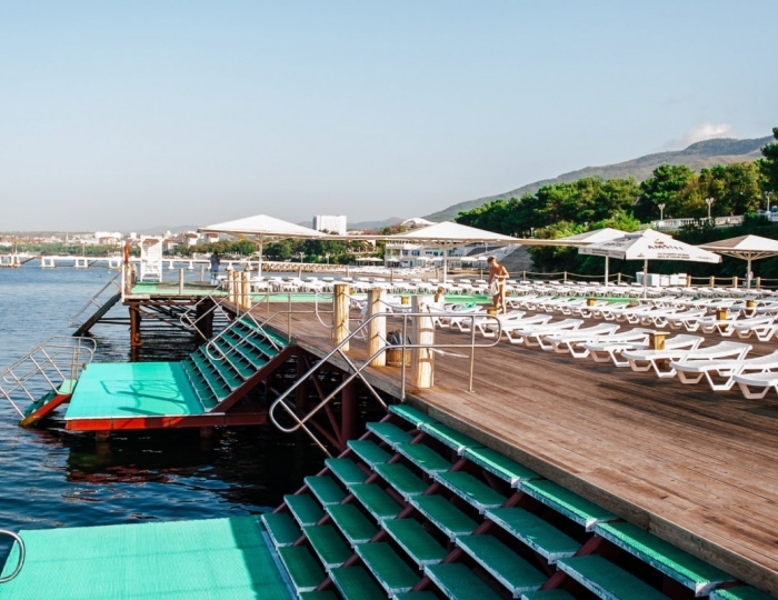 Пляж - Отель Alean Family Biarritz / Алеан Фэмили Биарриц 