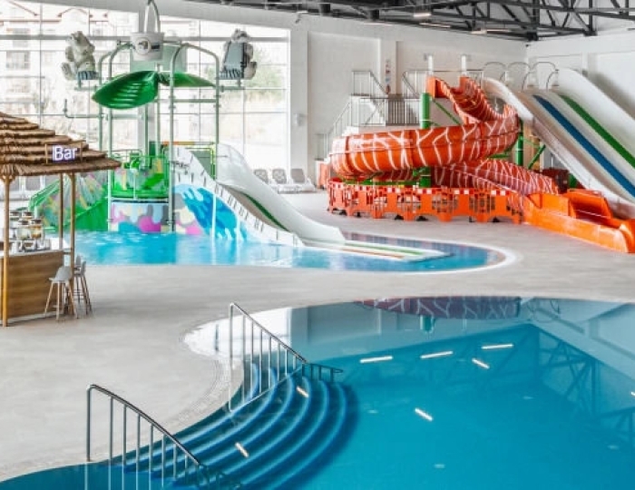 Крытый комплекс бассейнов - Отель Alean Family Biarritz / Алеан Фэмили Биарриц 